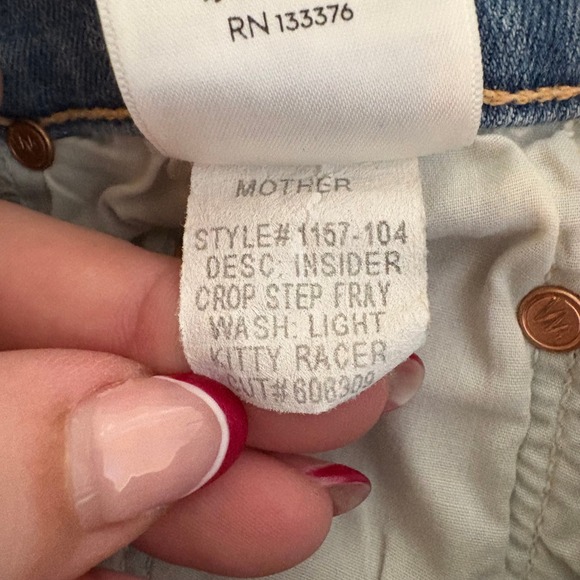 MOTHER Two-Tone Ankle Jeans - Picture 12 of 12